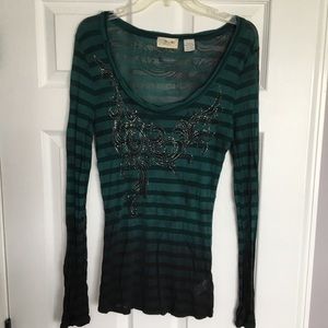 Miss Me light long sleeved top